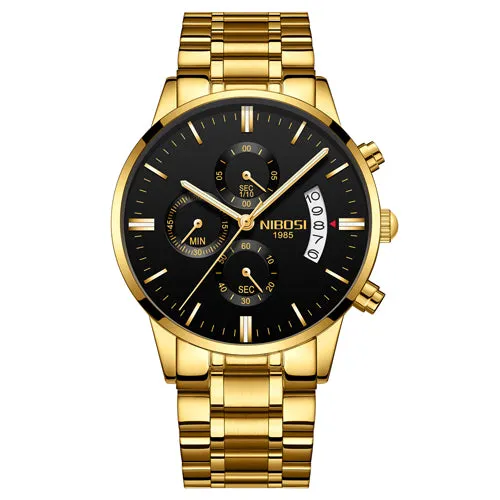   NIBOSI  QUARTZ   Stainless Steel ..