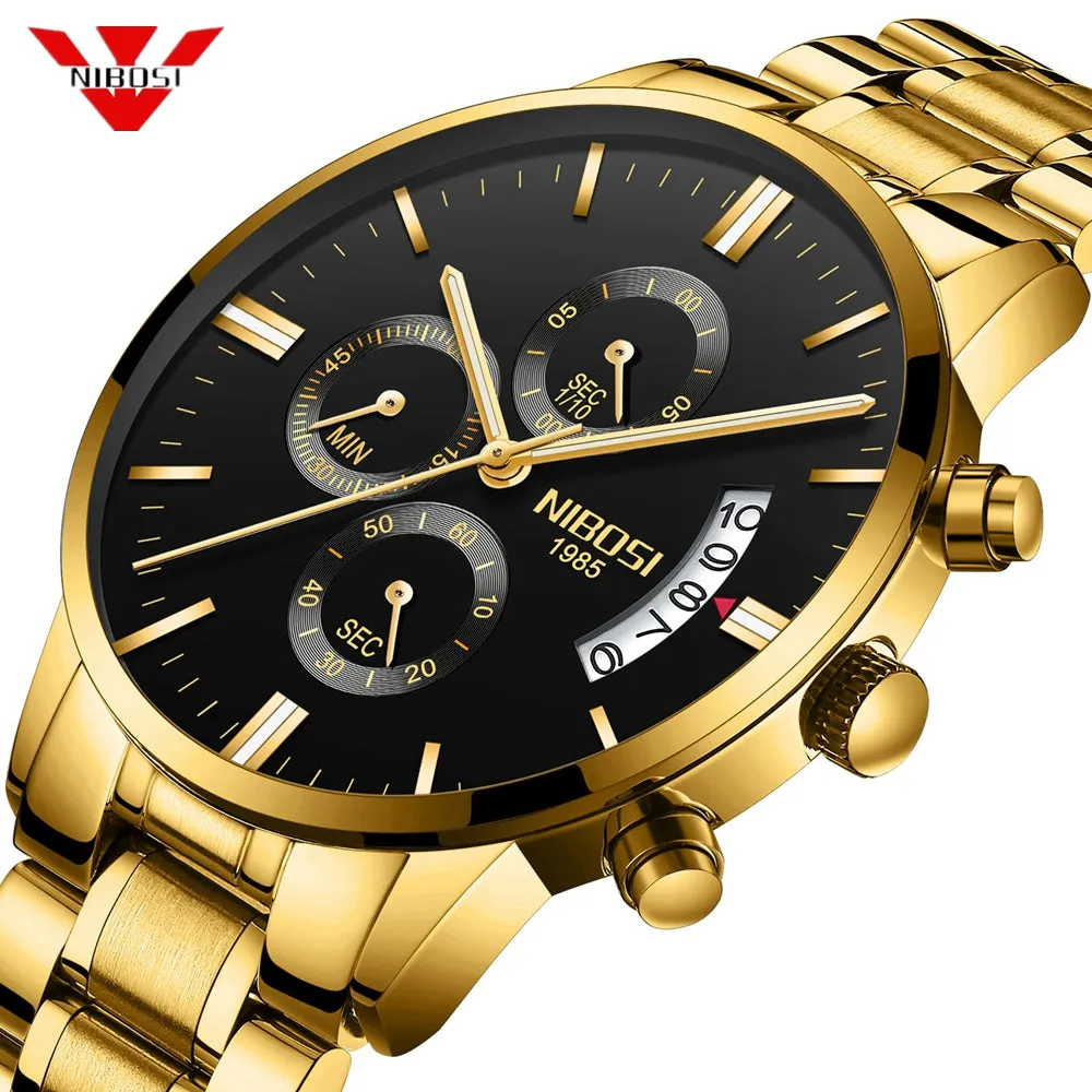   NIBOSI  QUARTZ   Stainless Steel ..