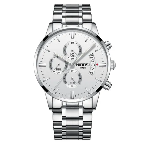   NIBOSI  QUARTZ   Stainless Steel ..