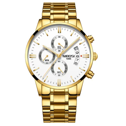   NIBOSI  QUARTZ   Stainless Steel ..