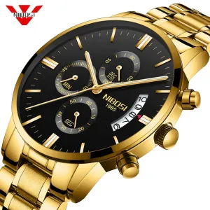   NIBOSI  QUARTZ   Stainless Steel ..