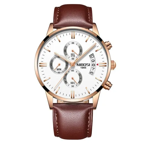   NIBOSI  QUARTZ   Stainless Steel ..
