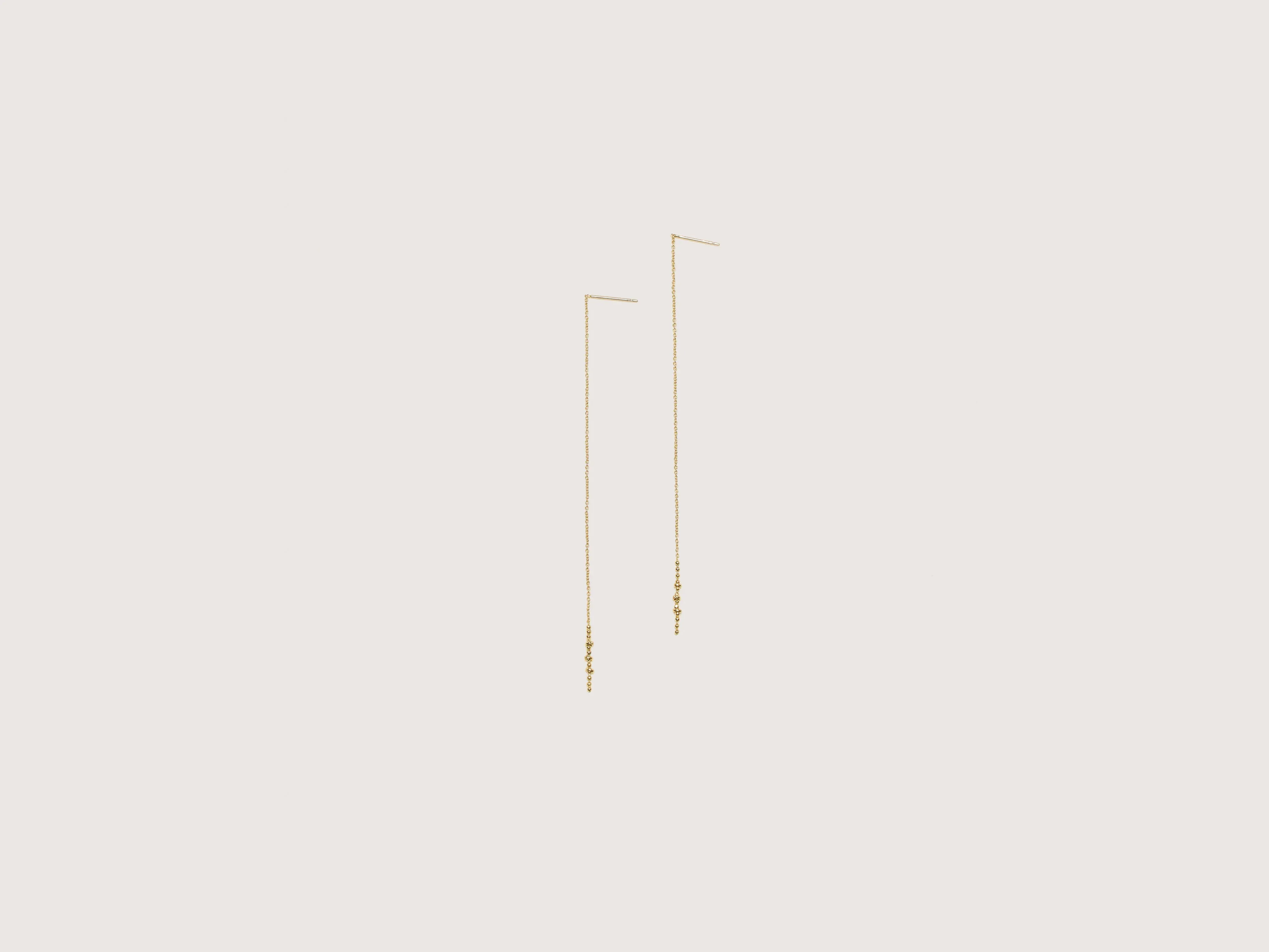 Ocane Adjustable Chain Earrings (242 / W / GOLD)
