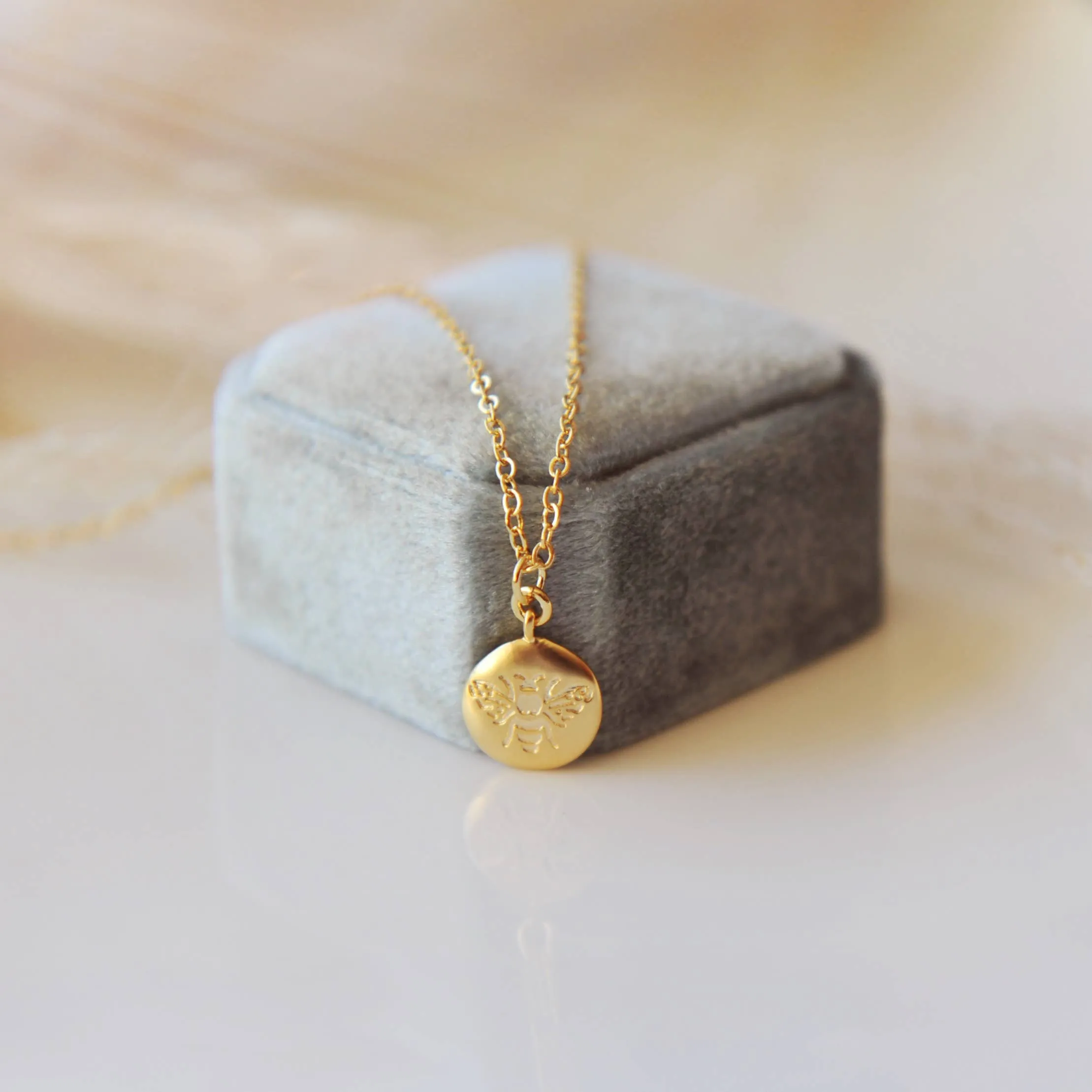 Oh So Lovely Bee Necklace