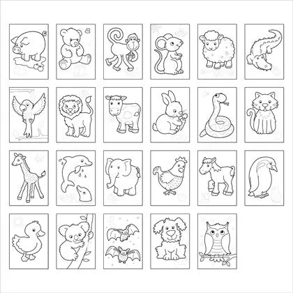Orchard Toys Coloring Book - Animals   Outer Space Colouring Book(Set Of 2)