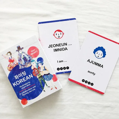 SayWhat? Learn Korean Card Game