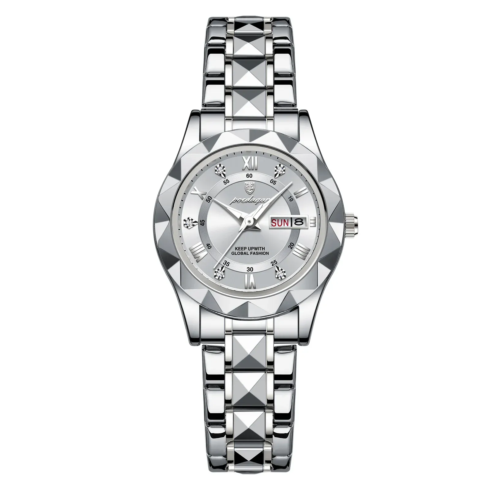 Stainless Steel Women Quartz Watches