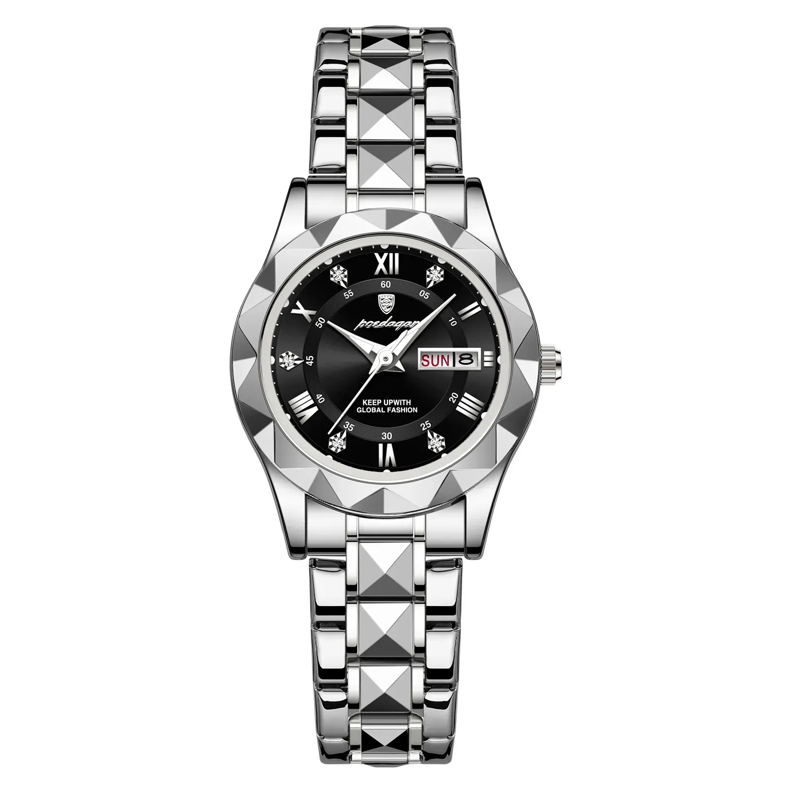 Stainless Steel Women Quartz Watches