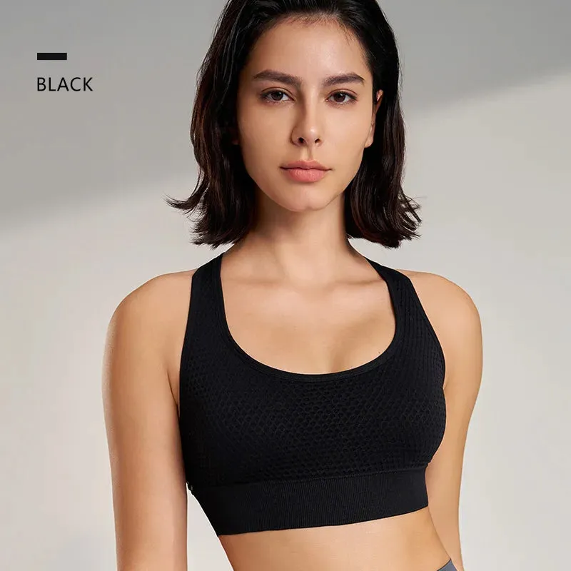 Women's Shockproof Breathable Sports Bra - Yoga & Fitness