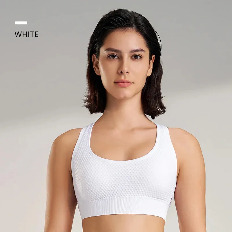 Women's Shockproof Breathable Sports Bra - Yoga & Fitness
