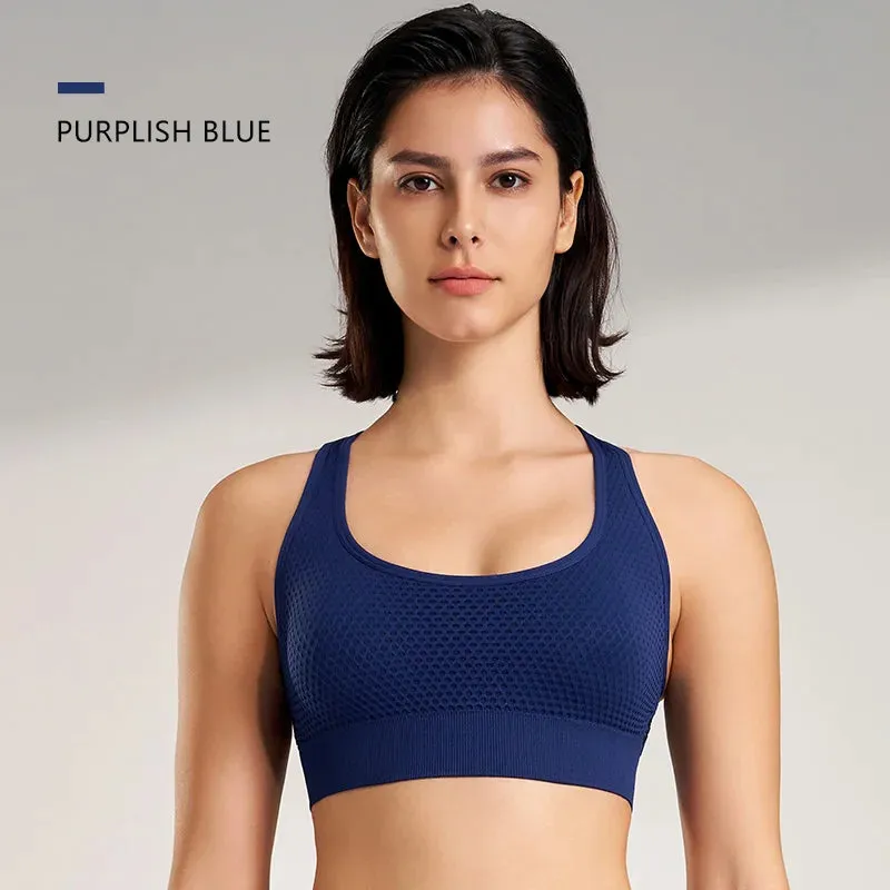 Women's Shockproof Breathable Sports Bra - Yoga & Fitness