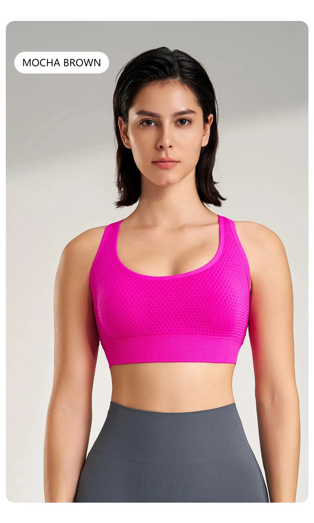 Women's Shockproof Breathable Sports Bra - Yoga & Fitness